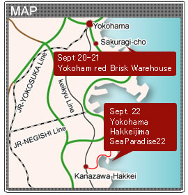 Janan Face Painting&Body Art Show2009 Map